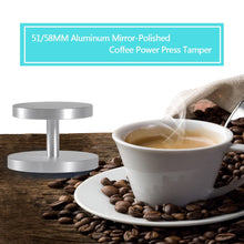 Load image into Gallery viewer, Espresso Barista Flat Coffee Tamper Coffee Bean Press Tool Coffee Powder Hammer Coffee Grind 51mm 58mm Pressure Coffeeware Tool