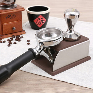 TTLIFE Stainless Steel Coffee Tamper Holder Stand Rack Barista Espresso Tool Coffee Tampers Base Coffeeware Durable Kitchen Tool